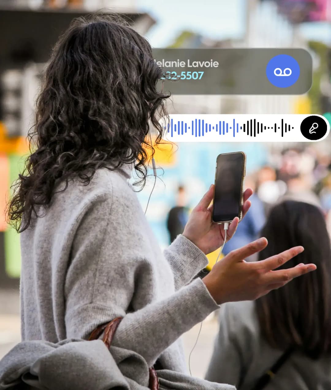 Voicemail drop interface demonstration